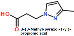 CAS#3-(3-Methyl-pyrazol-1-yl)-propionic acid